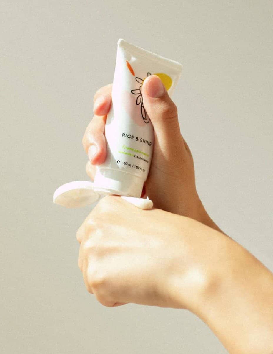 Crema de Manos - Cuidado de la piel - Rice & Shine la mayor concentración de vitamina E para cuidar tu piel. 6